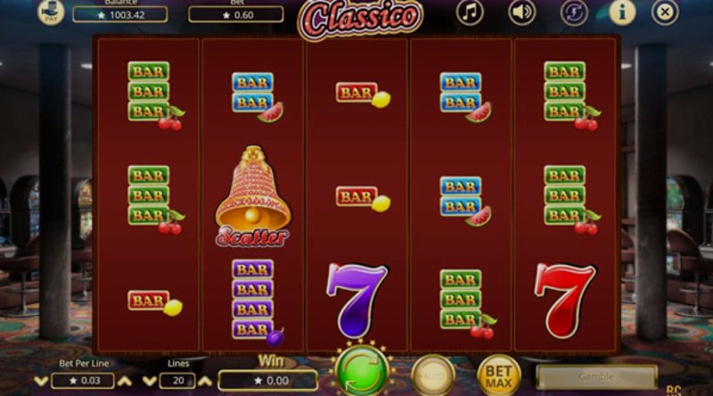 Играть Classico от Booming в казино 1Win