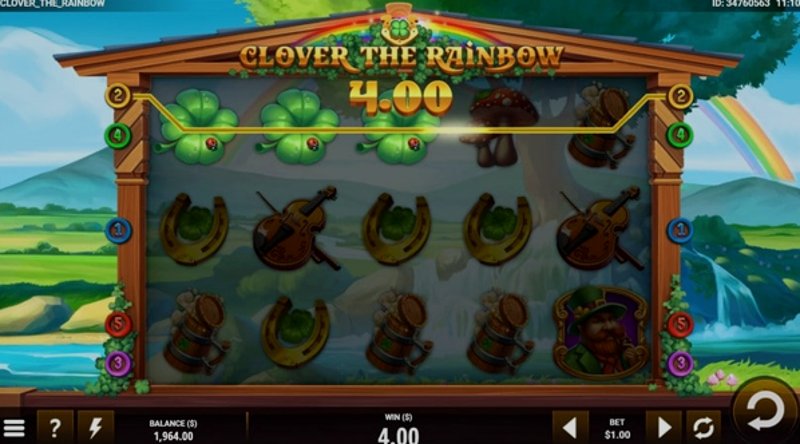 Играть Clover the Rainbow от Games Global в казино 1Win