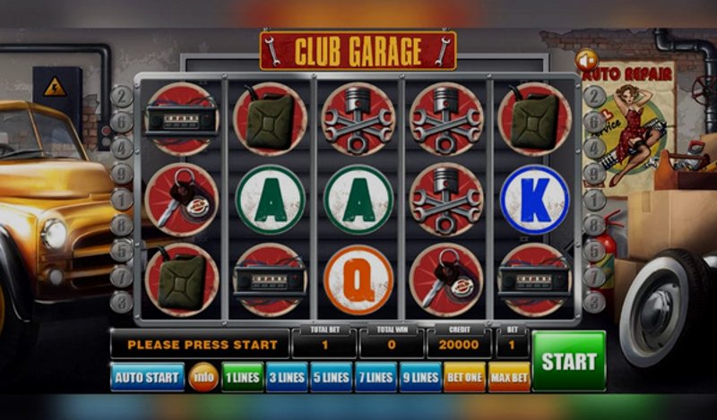 Играть Garage от Igrosoft в казино 1Win