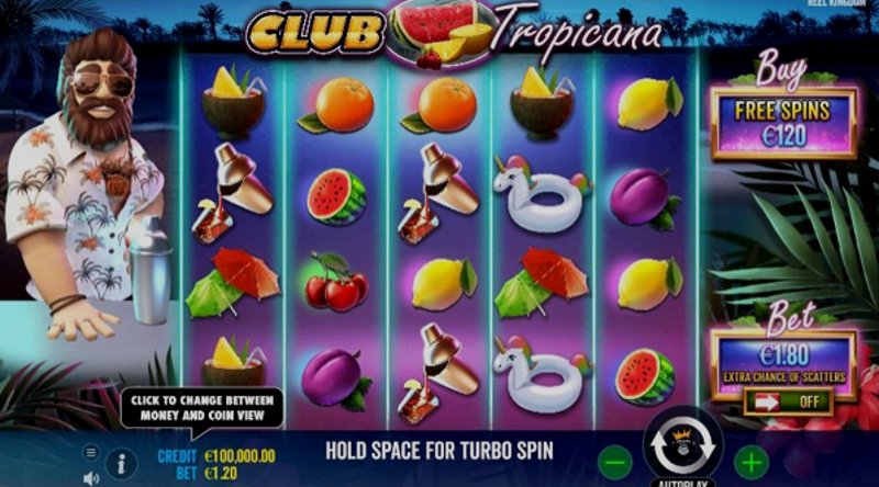 Играть Club Tropicana от Pragmatic в казино 1Win