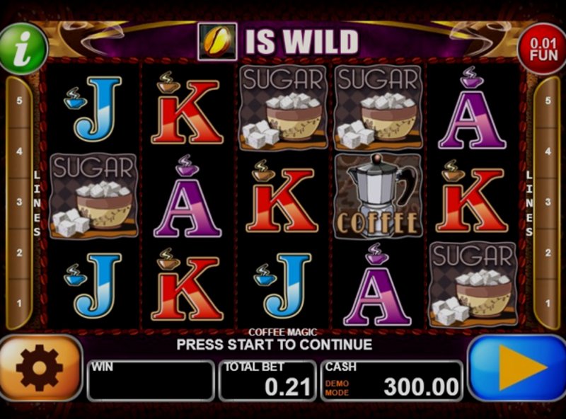 Играть Coffee Magic от Ct Interactive в казино 1Win
