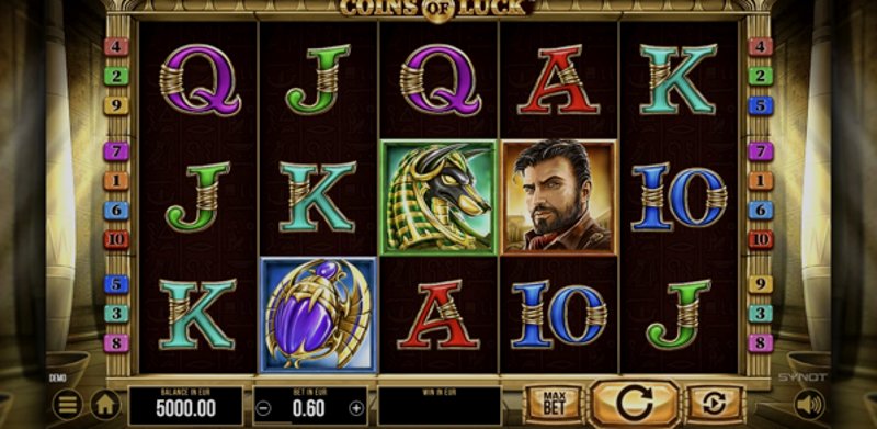 Играть Coins of Luck от Synot в казино 1Win