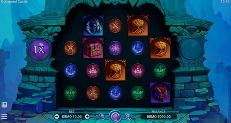 Играть Collapsed Castle от Evoplay в казино 1Win