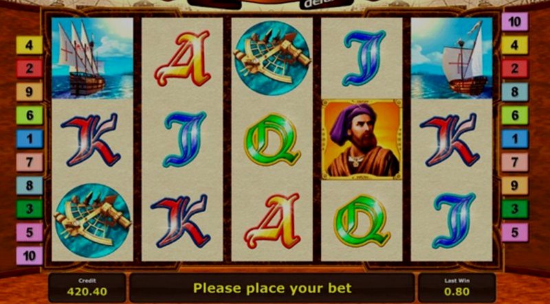Играть Columbus deluxe от Novomatic в казино 1Win