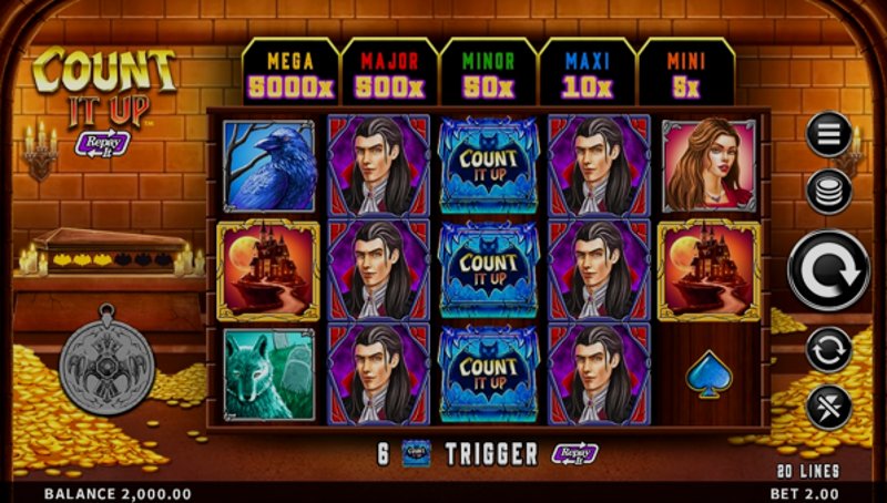 Играть Count It Up от Games Global в казино 1Win