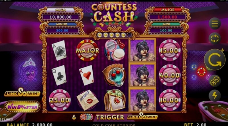 Играть Countess Cash от Games Global в казино 1Win