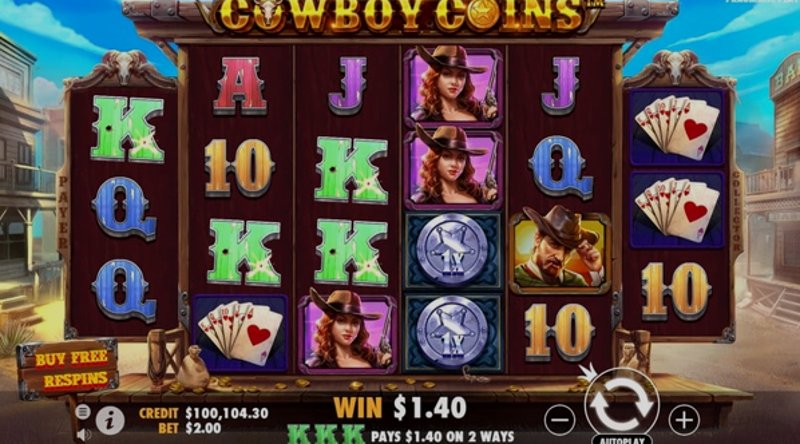 Играть Cowboy Coins от Pragmatic в казино 1Win