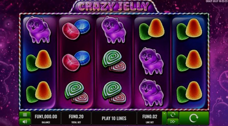Играть Crazy Jelly от Platipus в казино 1Win