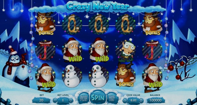 Играть Crazy New Year от Thunderspin в казино 1Win