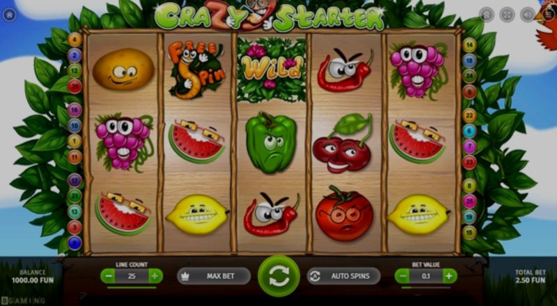 Играть Crazy Starter от Bgaming в казино 1Win