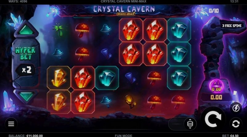 Играть Crystal Cavern от Kalamba в казино 1Win