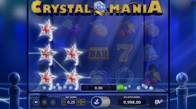 Играть Crystal Mania от Bf Games в казино 1Win
