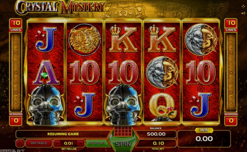 Играть Crystal Mystery от Gameart в казино 1Win