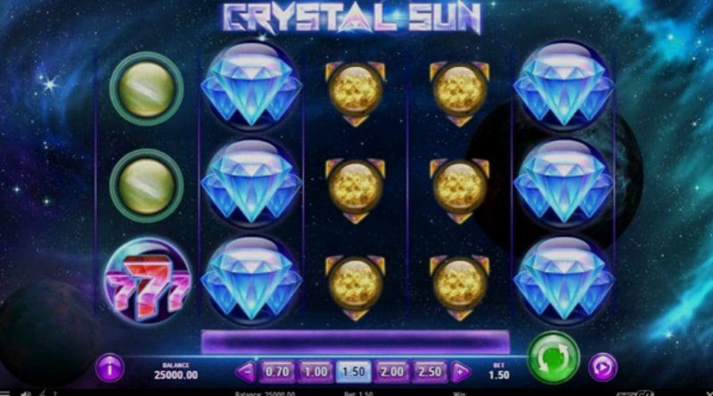 Играть Crystal Sun от Playn Go в казино 1Win
