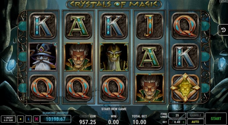 Играть Crystals of Magic от Fazi в казино 1Win