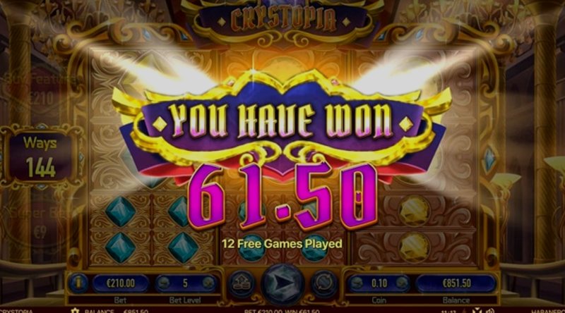 Играть Crystopia от Habanero в казино 1Win