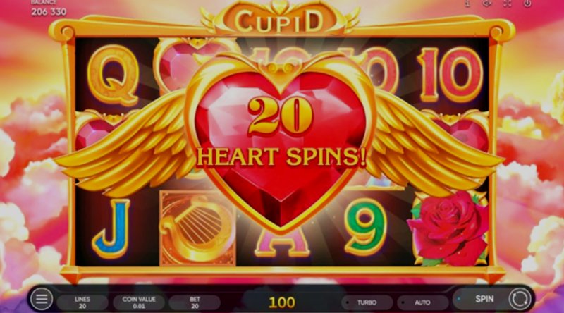 Играть Cupid от Endorphina в казино 1Win
