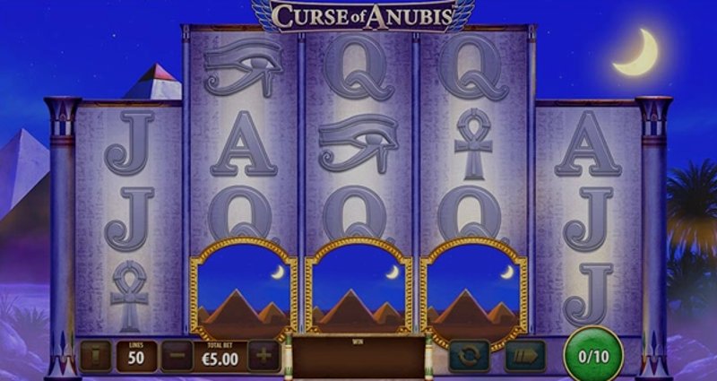 Играть Curse of Anubis от Playtech в казино 1Win