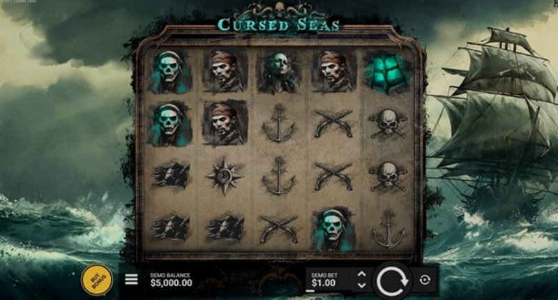 Играть Cursed Seas от Hacksaw в казино 1Win