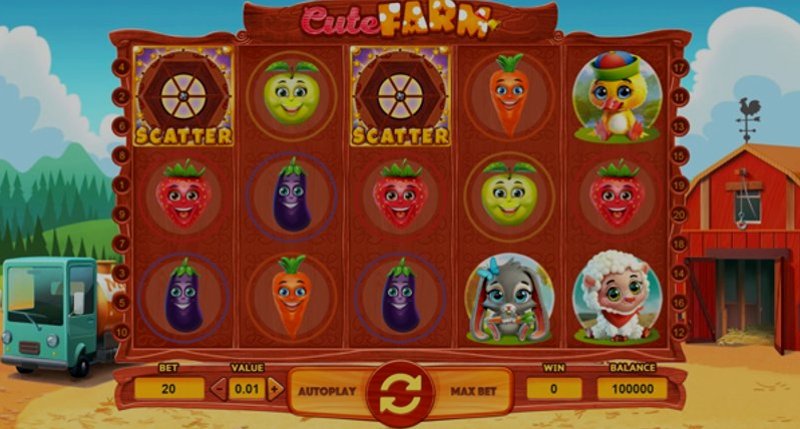 Играть Cute Farm от Thunderspin в казино 1Win
