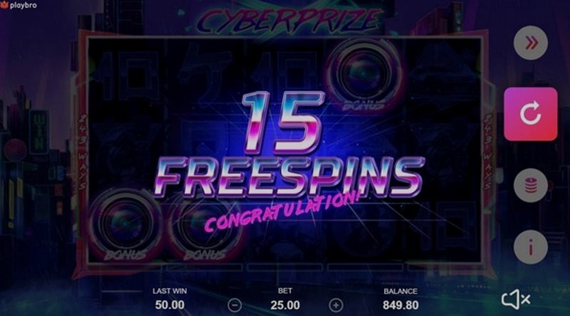 Играть Cyberprize от Playbro в казино 1Win