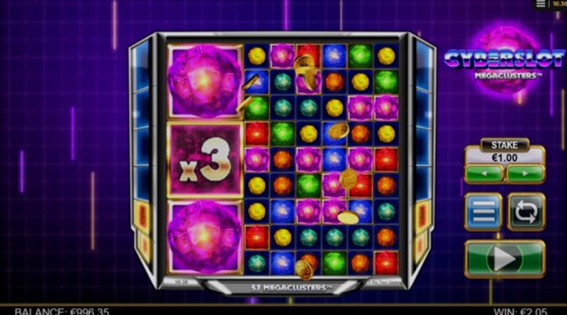Играть Cyberslot Megaclusters от Big Time Gaming в казино 1Win