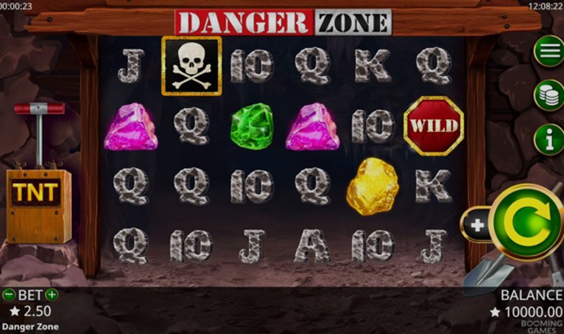 Играть Danger Zone от Booming в казино 1Win