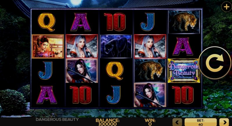 Играть Dangerous Beauty от High5 в казино 1Win