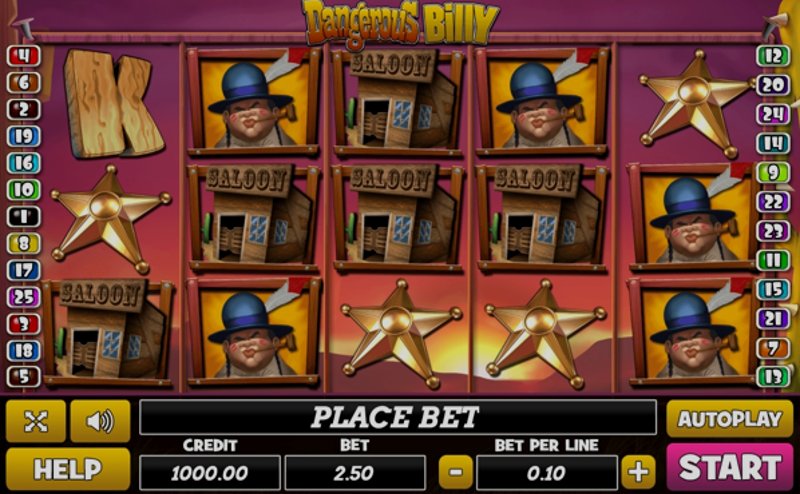 Играть Dangerous Billy от Play Pearls в казино 1Win