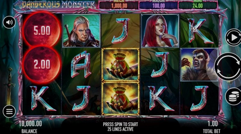 Играть Dangerous Monster от Gamebeat в казино 1Win