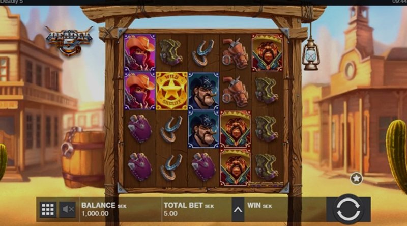 Играть Deadly 5 от Push Gaming в казино 1Win