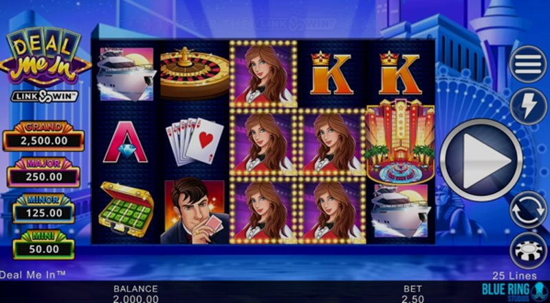 Играть Deal Me In от Games Global в казино 1Win