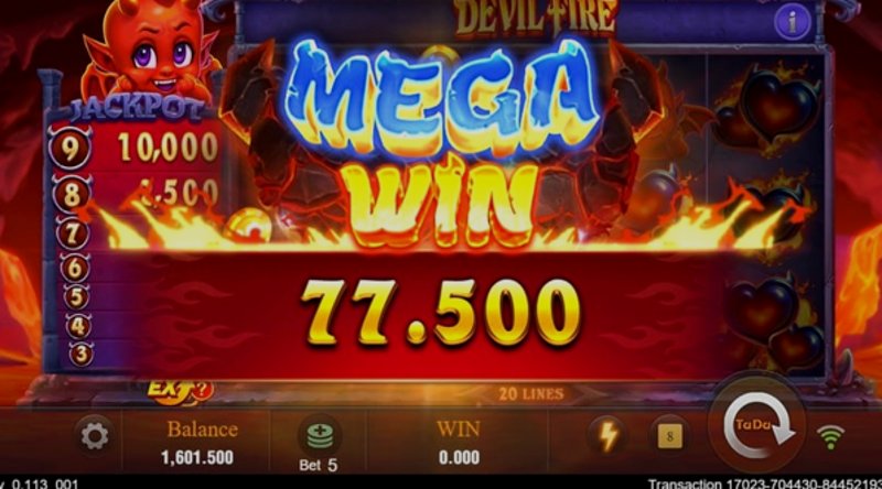 Играть Devil Fire от Tadagaming в казино 1Win