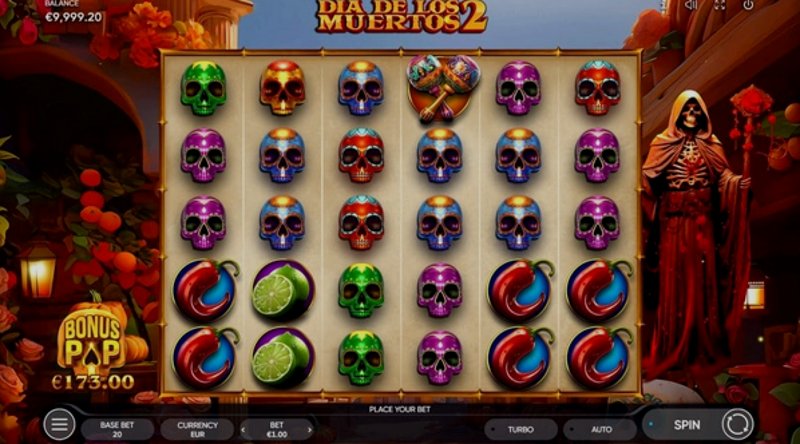 Играть Dia De Los Muertos 2 от Endorphina в казино 1Win