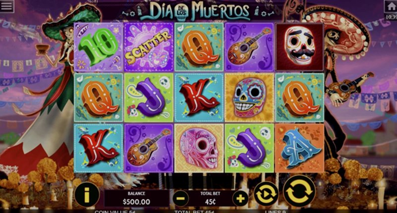 Играть Dia De Los Muertos от Eurasian Gaming в казино 1Win