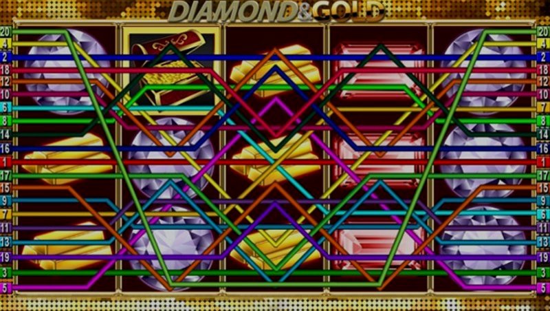 Играть Diamond and Gold от Edict в казино 1Win