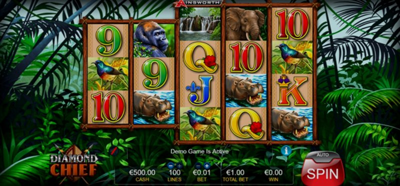 Играть Diamond Chief от Ainsworthgame в казино 1Win
