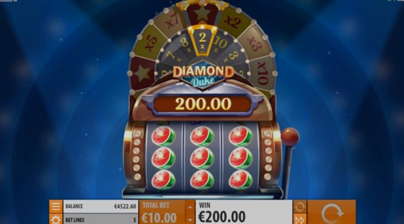 Играть Diamond Duke от Quickspin в казино 1Win