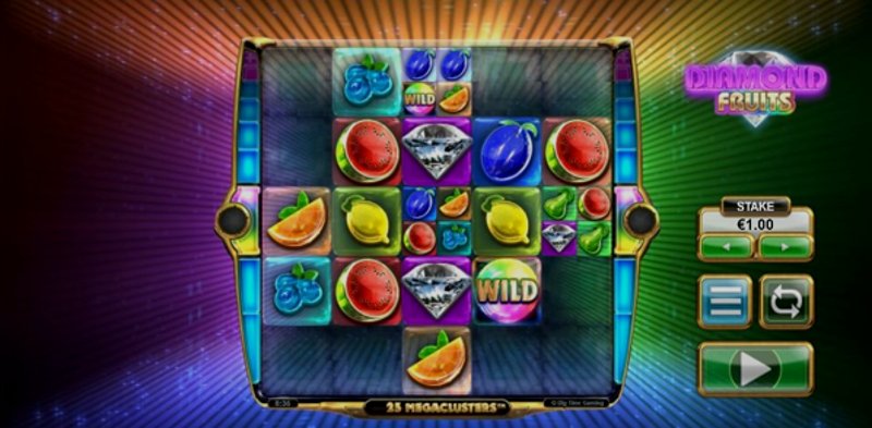 Играть Diamond Fruits от Games Global в казино 1Win