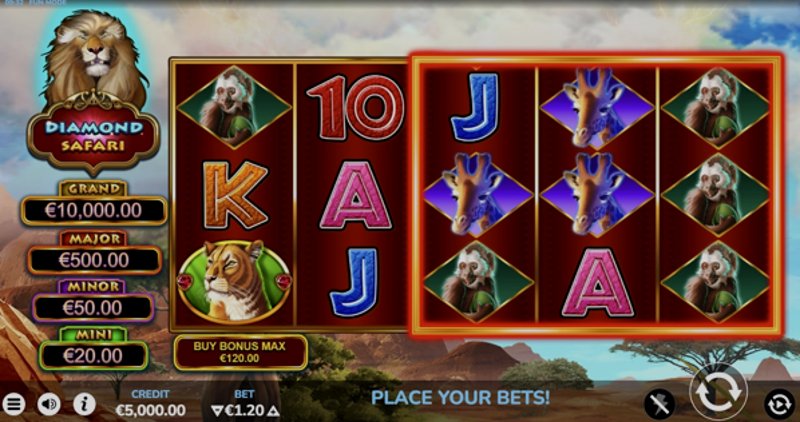 Играть Diamond Safari от Bluehorn в казино 1Win