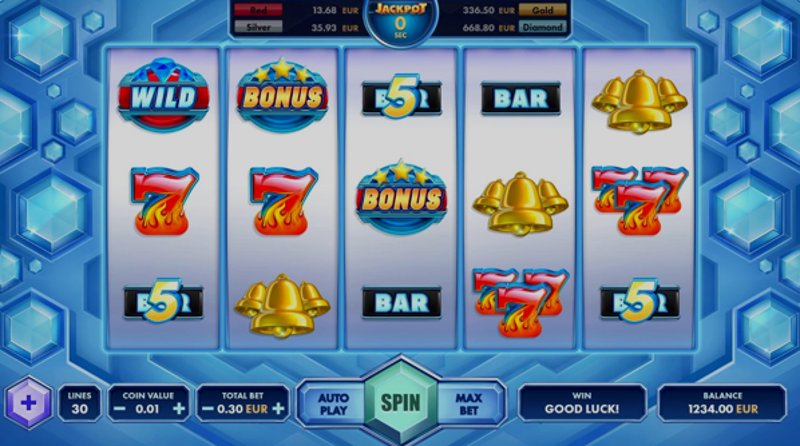 Играть Diamond Shot от Netgame в казино 1Win