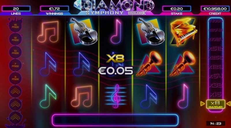 Играть Diamond Symphony DoubleMax от Yggdrasil в казино 1Win