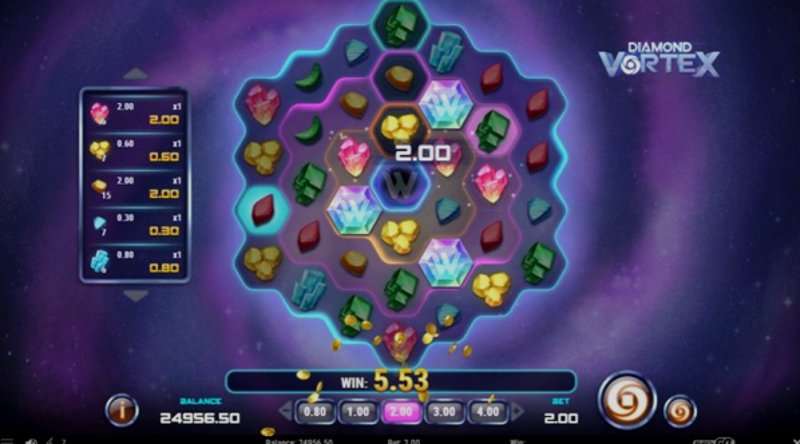 Играть Diamond Vortex от Playn Go в казино 1Win