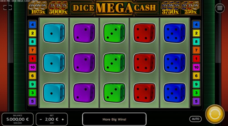 Играть Dice Mega Cash от Fazi в казино 1Win