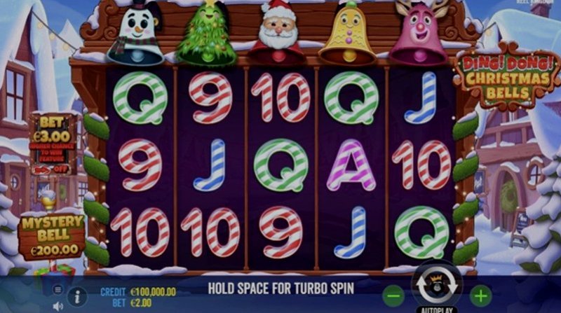 Играть Ding Dong Christmas Bells от Pragmatic в казино 1Win
