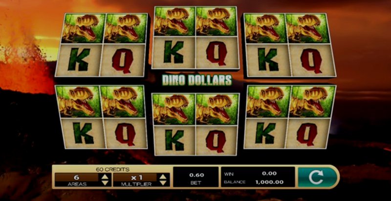 Играть Dino Dollars от High5 в казино 1Win