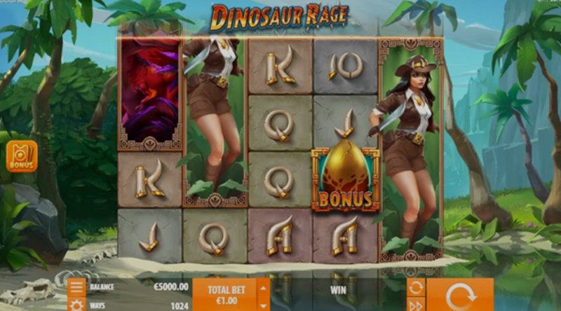 Играть Dinosaur Rage от Quickspin в казино 1Win