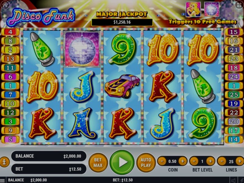 Играть Disco Funk от Habanero в казино 1Win