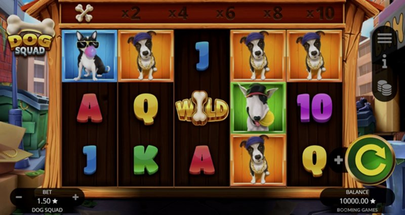 Играть Dog Squad от Booming в казино 1Win