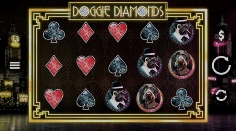 Играть Doggie Diamonds от Playzido в казино 1Win